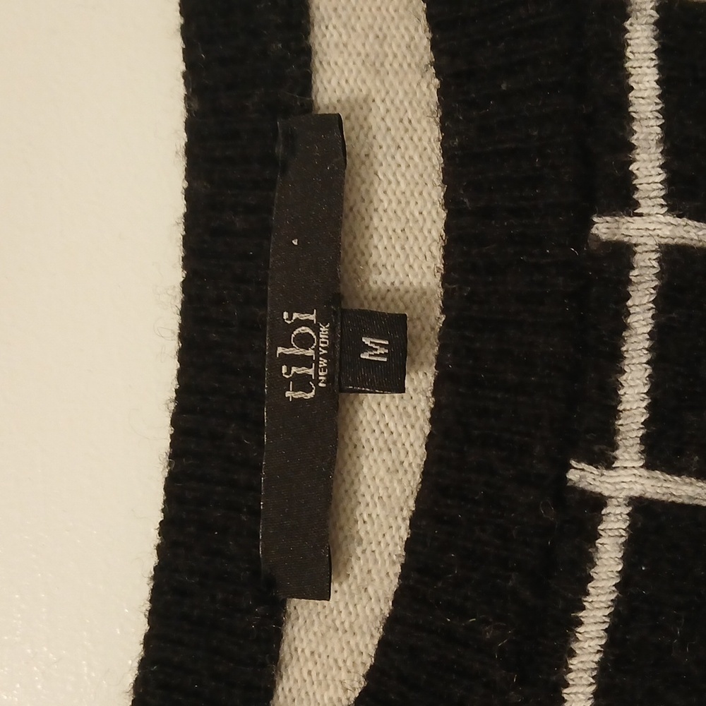 Tibi Colorblock Checkered Sweater - Picture 4 of 6